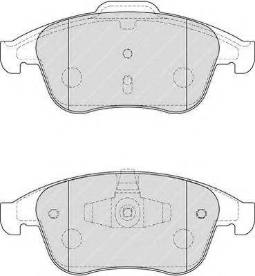 Imagine set placute frana,frana disc FERODO FSL4181