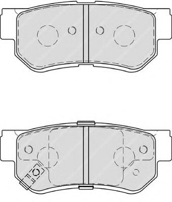 Imagine set placute frana,frana disc FERODO FSL4247