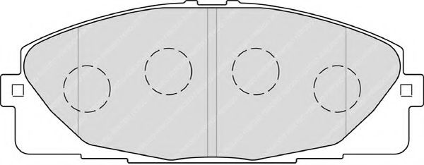 Imagine set placute frana,frana disc FERODO FSL4327