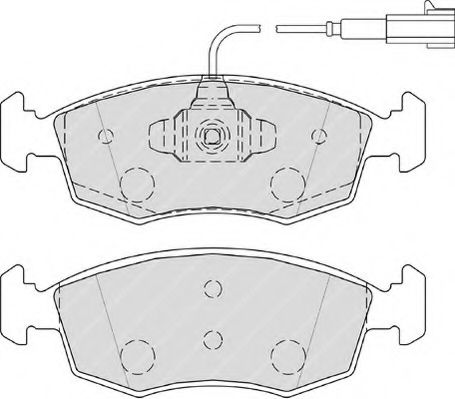 Imagine set placute frana,frana disc FERODO FSL4353