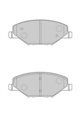 Imagine set placute frana,frana disc FERODO FSL4590