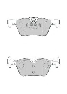 Imagine set placute frana,frana disc FERODO FSL4670