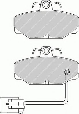 Imagine set placute frana,frana disc FERODO FSL915