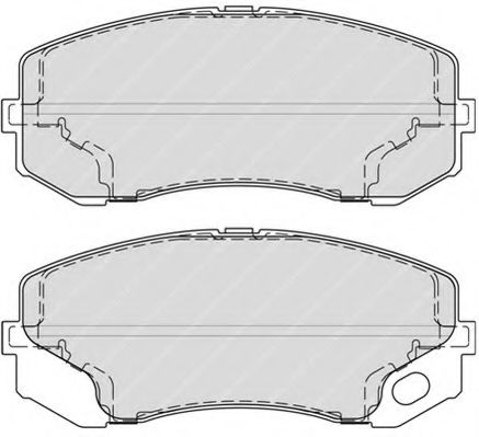 Imagine set placute frana,frana disc FERODO FVR4314