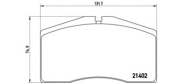 Imagine Set placute frana de performanta BREMBO 07.B314.14