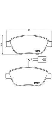 Imagine Set placute frana de performanta BREMBO 07.B314.40