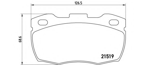 Imagine Set placute frana de performanta BREMBO 07.B314.57