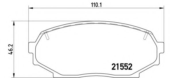 Imagine Set placute frana de performanta BREMBO 07.B314.60