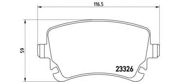 Imagine Set placute frana de performanta BREMBO 07.B315.00