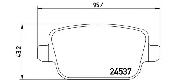 Imagine Set placute frana de performanta BREMBO 07.B315.04