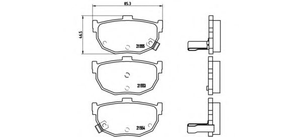 Imagine Set placute frana de performanta BREMBO 07.B315.12