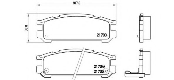 Imagine Set placute frana de performanta BREMBO 07.B315.18