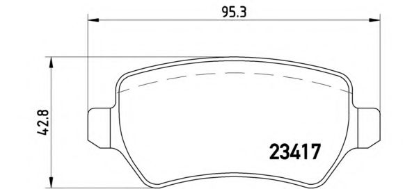 Imagine Set placute frana de performanta BREMBO 07.B315.21