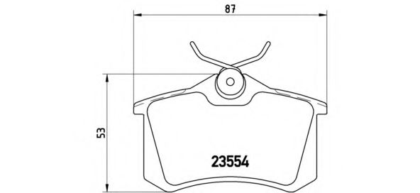 Imagine Set placute frana de performanta BREMBO 07.B315.25