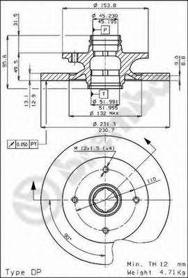 Imagine Disc frana BREMBO 08.4469.10