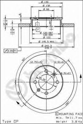 Imagine Disc frana BREMBO 08.4748.10