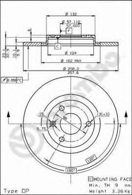 Imagine Disc frana BREMBO 08.5265.10