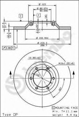 Imagine Disc frana BREMBO 08.7197.10