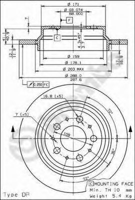 Imagine Disc frana BREMBO 08.7765.75