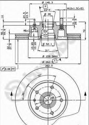 Imagine Disc frana BREMBO 09.4777.14