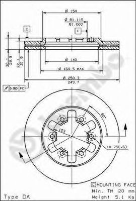 Imagine Disc frana BREMBO 09.5014.10