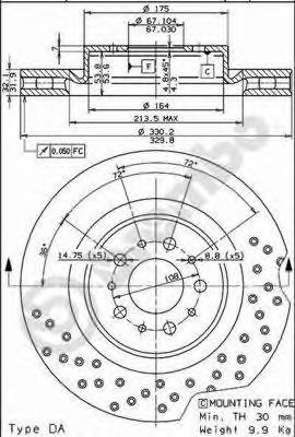 Imagine Disc frana BREMBO 09.6802.20