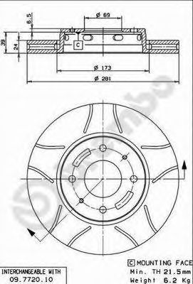 Imagine Disc frana BREMBO 09.7720.75