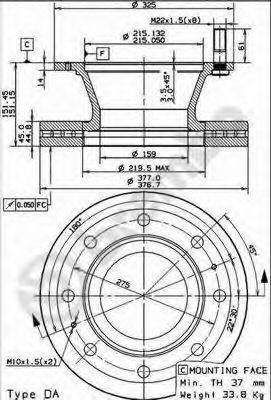 Imagine Disc frana BREMBO 09.7929.30