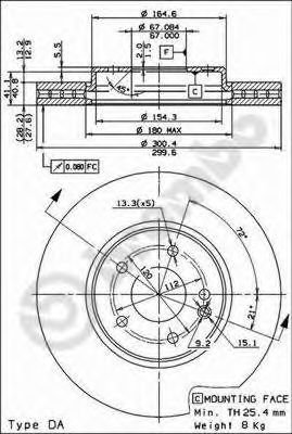 Imagine Disc frana BREMBO 09.8304.11