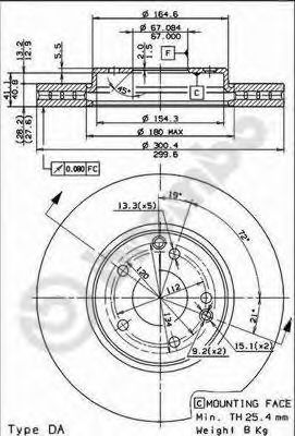 Imagine Disc frana BREMBO 09.8304.21