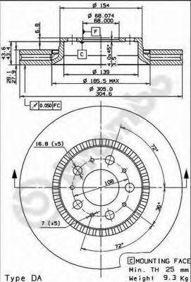 Imagine Disc frana BREMBO 09.9130.75