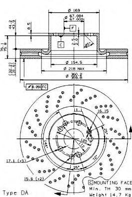 Imagine Disc frana BREMBO 09.9463.10