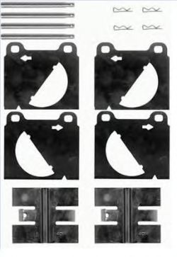 Imagine Set accesorii, placute frana BREMBO A 02 323