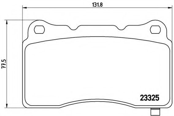 Imagine set placute frana,frana disc BREMBO P 09 004