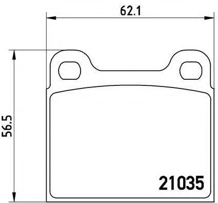 Imagine set placute frana,frana disc BREMBO P 50 066