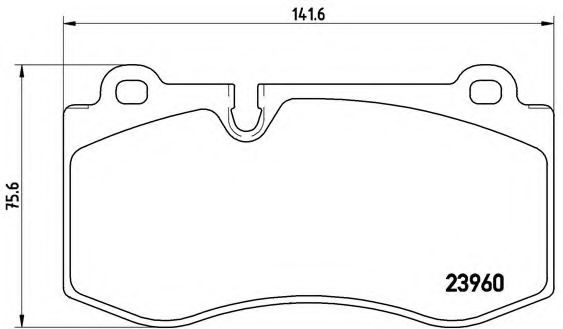 Imagine set placute frana,frana disc BREMBO P 50 074