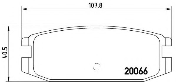 Imagine set placute frana,frana disc BREMBO P 54 011