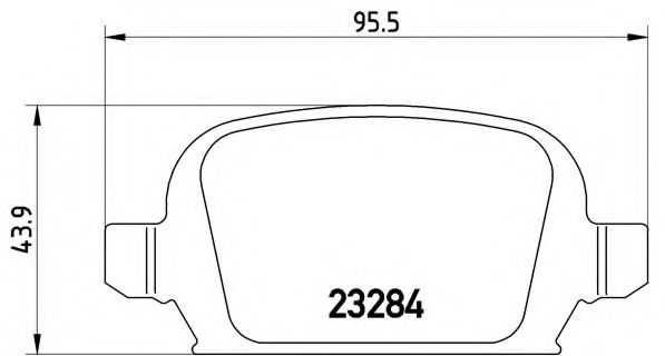 Imagine set placute frana,frana disc BREMBO P 59 037