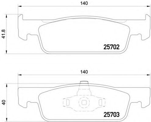 Imagine set placute frana,frana disc BREMBO P 68 059