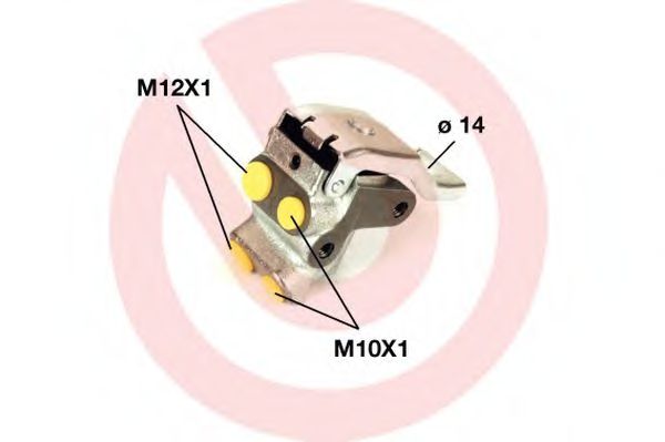 Imagine Regulator putere de franare BREMBO R 68 008