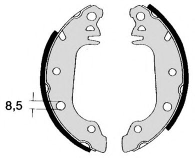 Imagine Set saboti frana BREMBO S 24 504