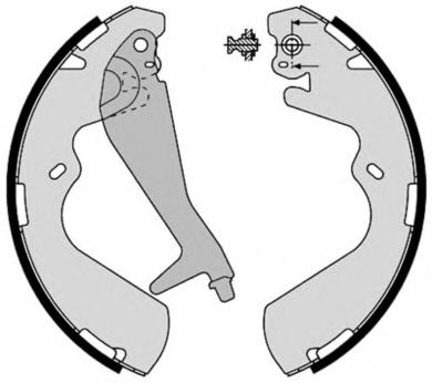 Imagine Set saboti frana BREMBO S 30 514