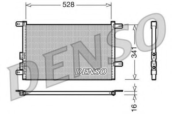 Imagine Condensator, climatizare DENSO DCN01003