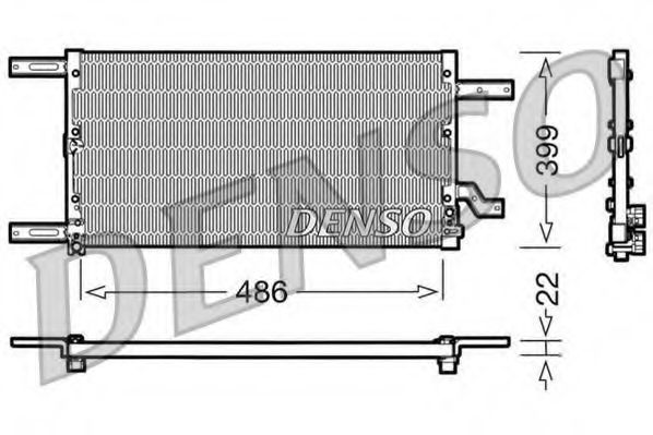 Imagine Condensator, climatizare DENSO DCN01021