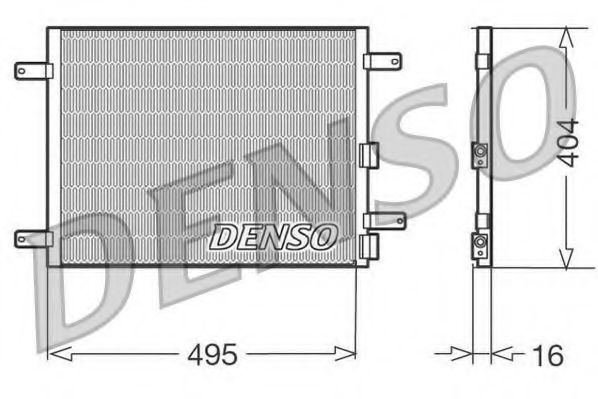 Imagine Condensator, climatizare DENSO DCN01023