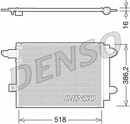 Imagine Condensator, climatizare DENSO DCN02005