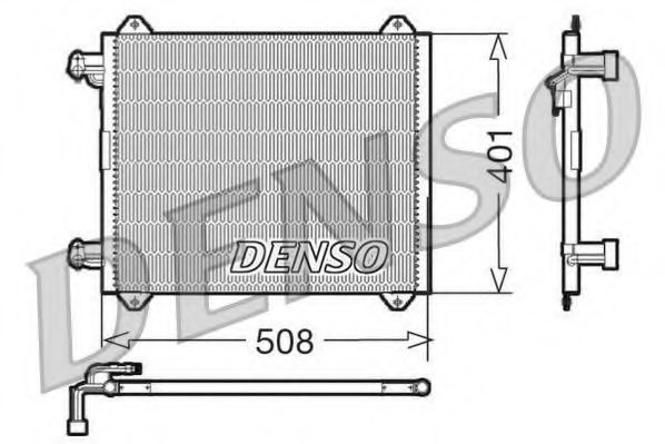 Imagine Condensator, climatizare DENSO DCN02009