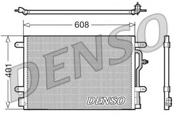 Imagine Condensator, climatizare DENSO DCN02011