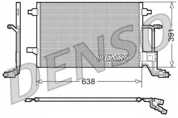 Imagine Condensator, climatizare DENSO DCN02014