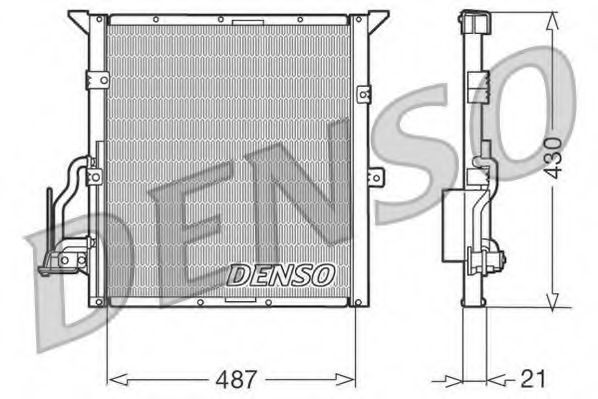 Imagine Condensator, climatizare DENSO DCN05002